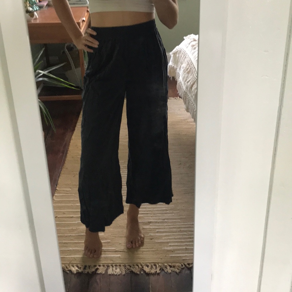 Urban outfitters gray flowy pants